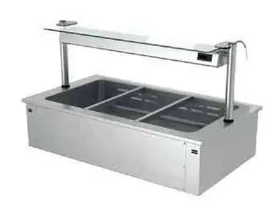 عرض مسخن مدمج 3 × GN 1/1 WF12